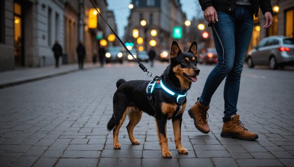 Laisse enrouleur led 3 en 1 : sécurité et confort pour votre chien